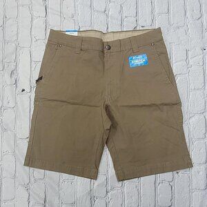Columbia Sportswear 32W 10L Tan stretch chino shorts #outdoor